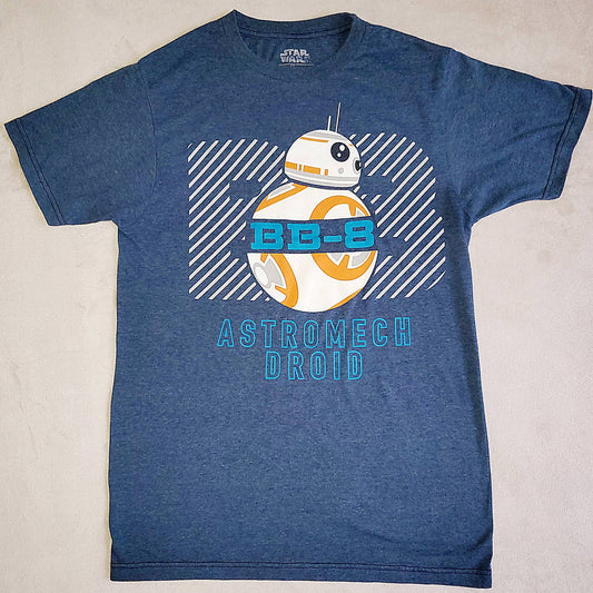 Star Wars Disney BB-8 Astromech Droid Navy Blue Short Sleeve Unisex T-shirt