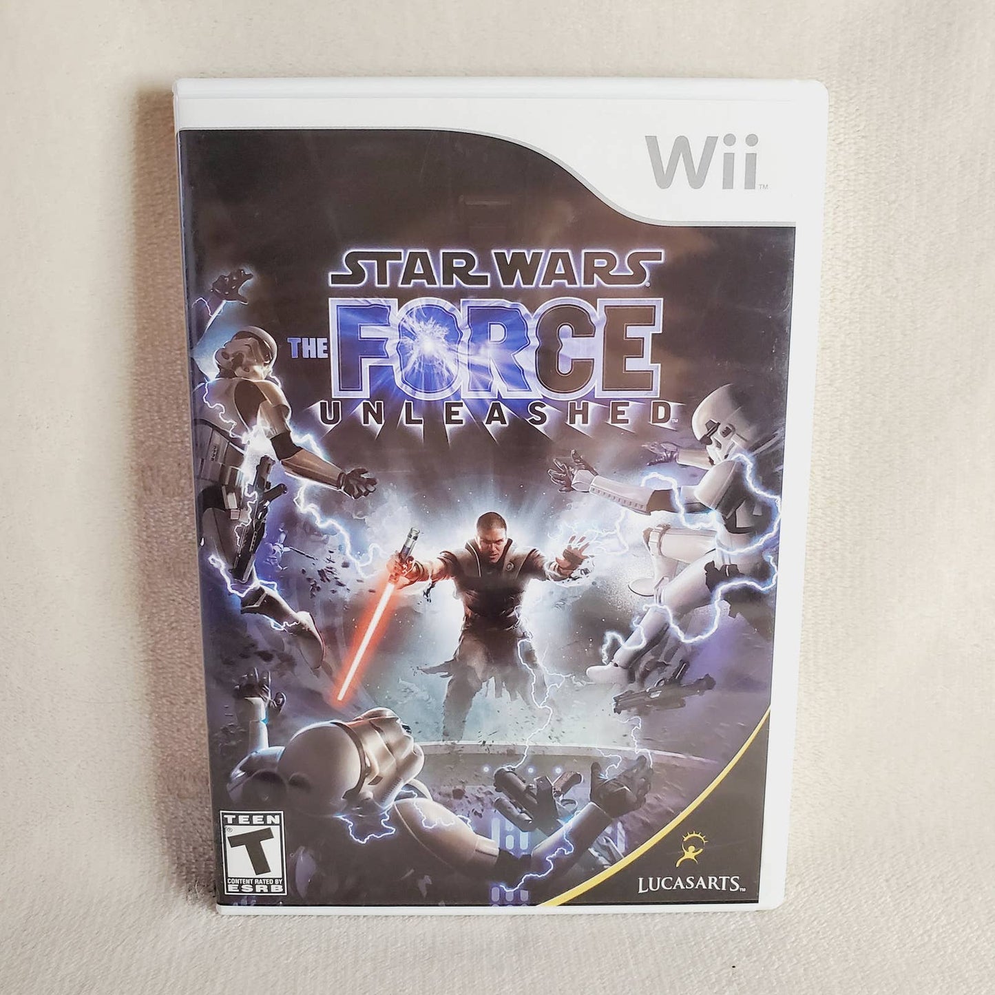 Star Wars the Force Unleashed Wii LucasArts Teen 2008 Nintendo - Complete & Tested