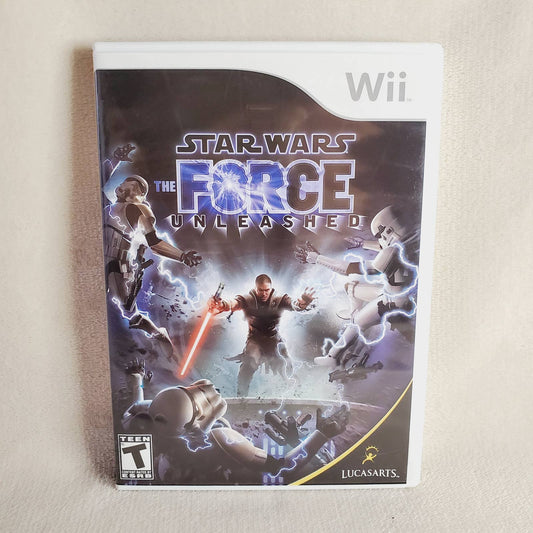 Star Wars the Force Unleashed Wii LucasArts Teen 2008 Nintendo - Complete & Tested