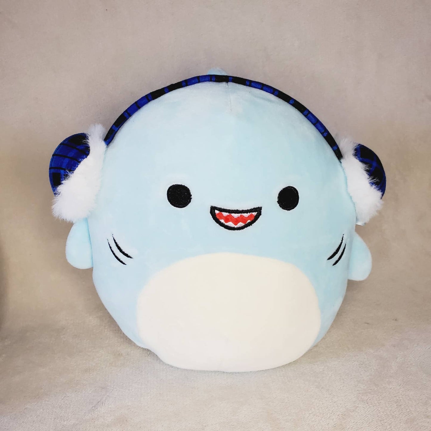 Squishmallow Bundle! Puff the Penguin & Sharon the Shark. Machine washable - NWOT