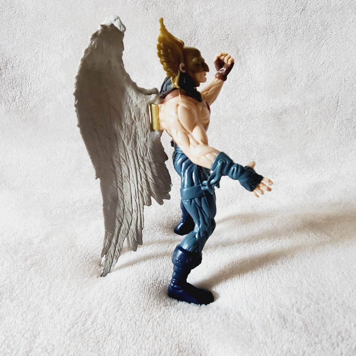 '96 Vintage Hawkman Total Justice League DC. Arms legs & wings are posable.