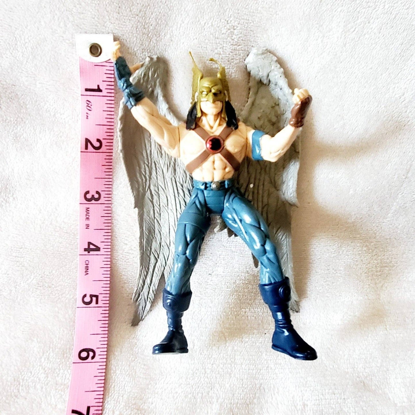 '96 Vintage Hawkman Total Justice League DC. Arms legs & wings are posable.