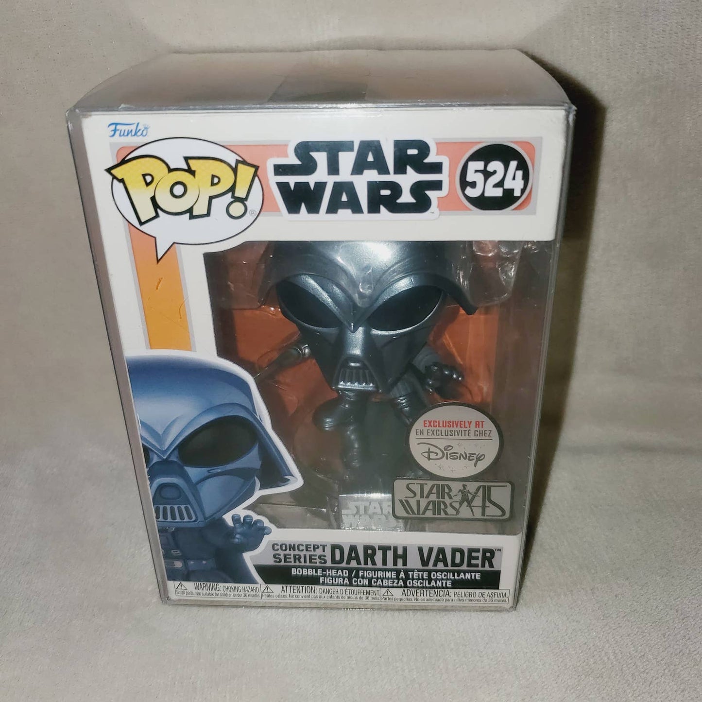 Disney Star Wars Darth Vader Pop w/ Box Protector '22 Disney Parks Exclusive Funko